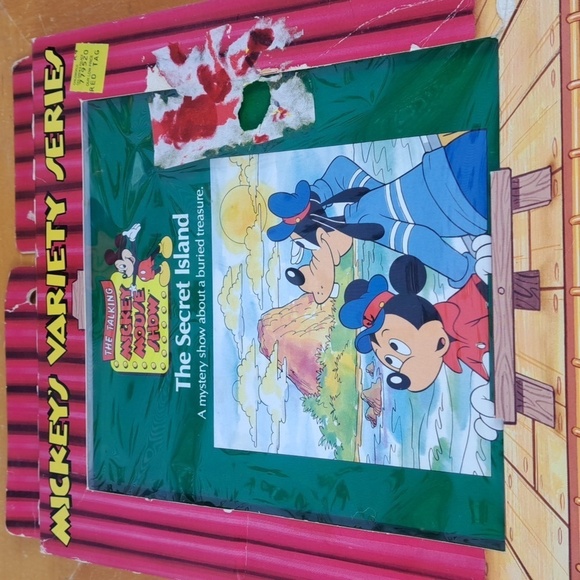 Vintage 1986 Disney's The Talking Mickey Mouse show book & cassette lot of 2 - Picture 3 of 8